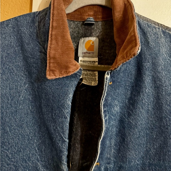 Mens Carhartt Jean jacket blanket lined - Picture 2 of 6